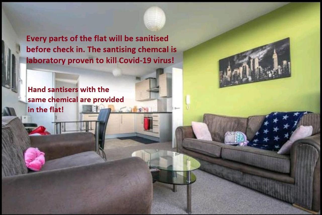Large 3 Bedrooms In Liverpool City Centre, Free Parking Ngoại thất bức ảnh